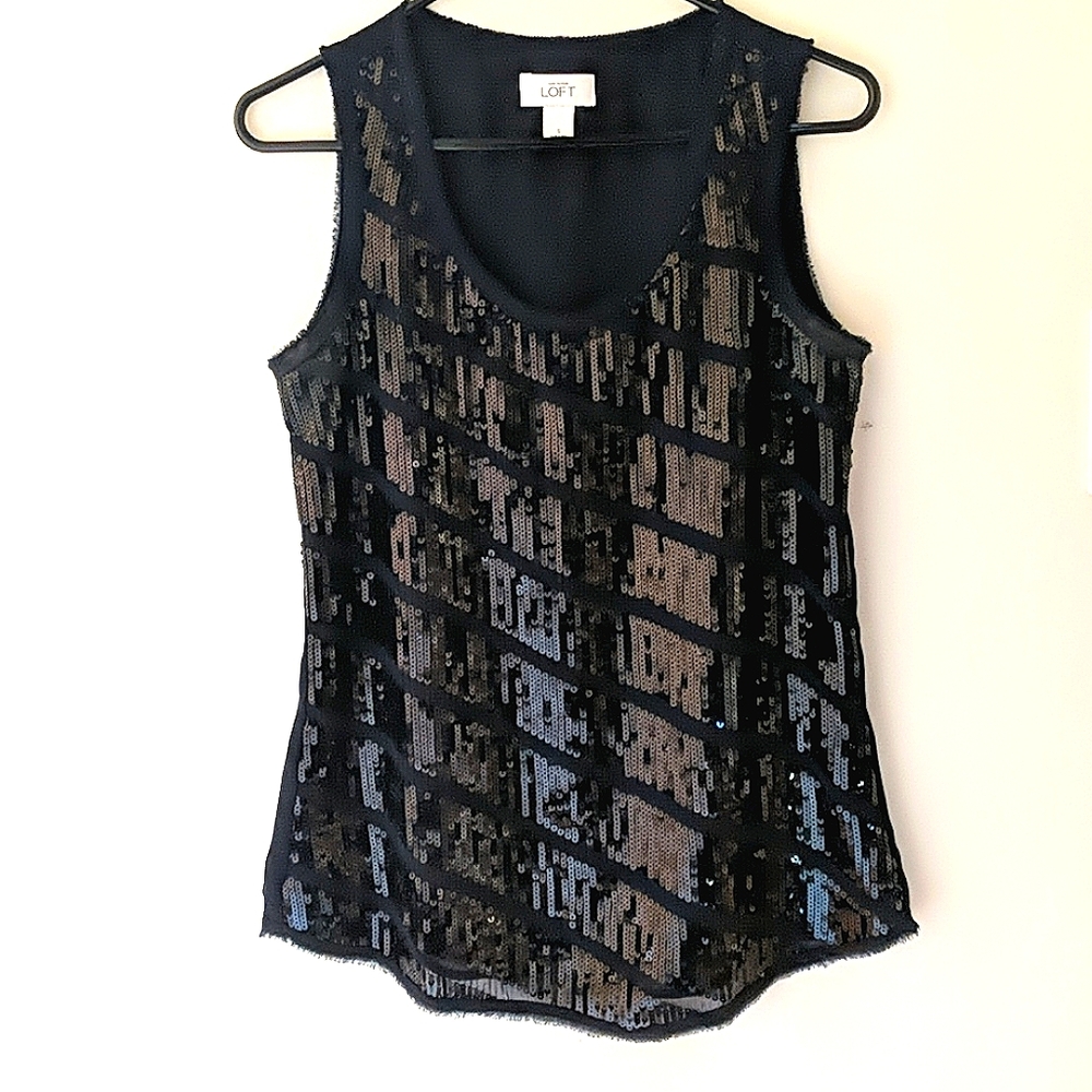 Loft sequined blouse